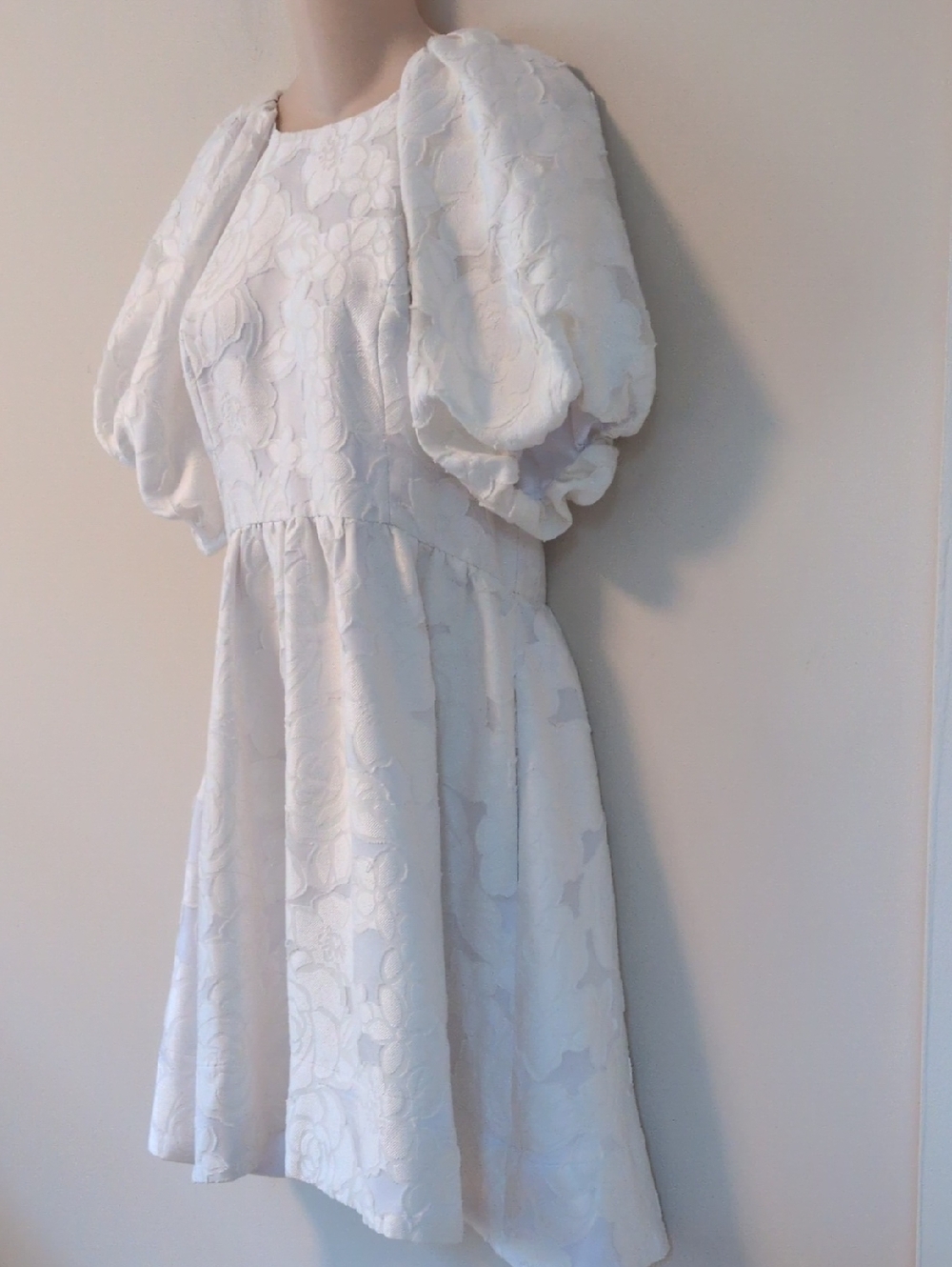 Lilly Pulitzer Knoxlie Dress Resort White Organza Bloom Jacquard 6 - Picture 7 of 16